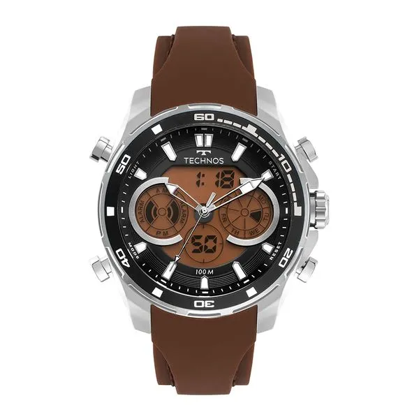 Relógio Technos Masculino Ts Digiana Prata - BJ3530AG/2P BJ3530AG/2P