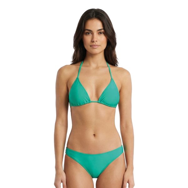 Conjunto de Biquíni Top Cortininha e Calcinha Biquíni Verde 8940 Verde 8940 - G