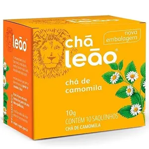 Chá Leão Camomila 10g Contém 10 Sachês