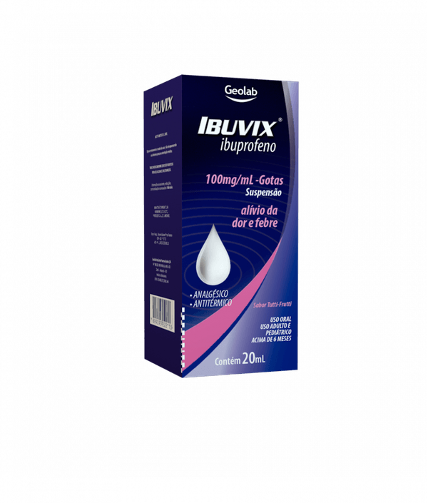 Ibuvix 100mg Gotas Frasco 20ml