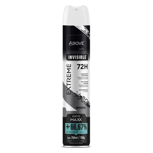 Desodorante Aerossol Above Maxx Extreme Invisible Men 250Ml