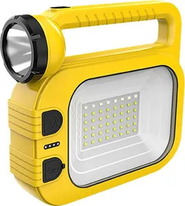 Lanterna LED recarregável com carregador solar TASCHIBRA
