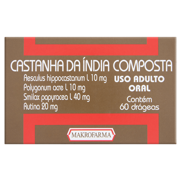 Castanha Da India Makro 60 Drágeas