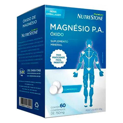 Cloreto De Magnésio P.a. 60 Comprimidos