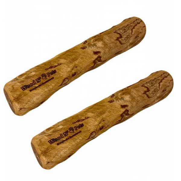 2x Mordedor Natural Wood N Pets Madeira Para Roer- Extreme