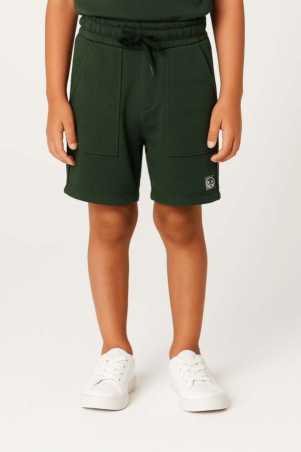 Bermuda Moletinho Infantil Para Menino - VERDE 8
