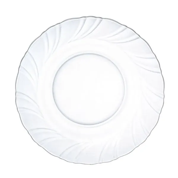 Prato Fundo de Vidro Transparente Palaci 22cm PRAF002 - Etilux