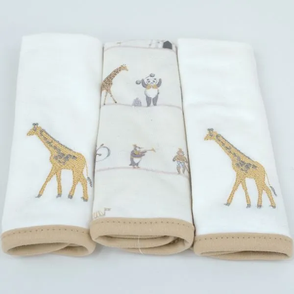 Kit Fralda de Boca Com 3 Unidades - 22715 Circus Boy