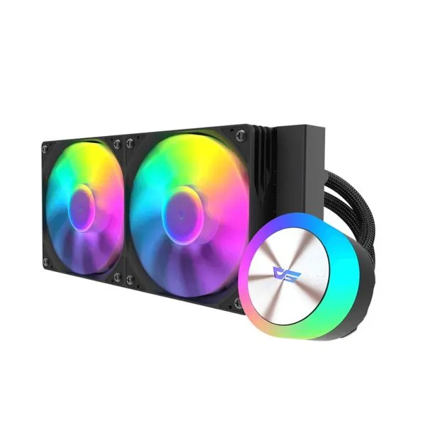 Water Cooler Darkflash 240mm para Processador DG240 ARGB Preto