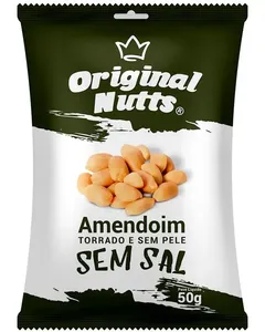 Amendoim Original Nutts Torrado e Sem Sal 50g