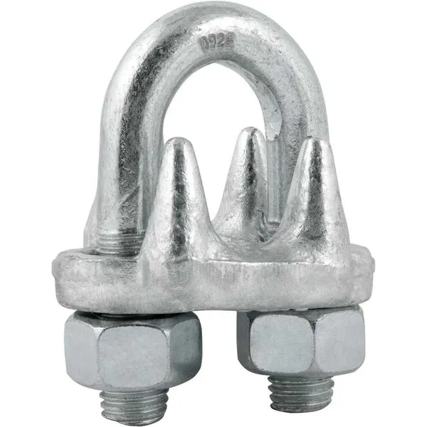 Clips para cabo de aço 1" - 25,40 mm pesado encartelado - VONDER PLUS