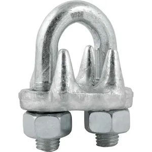 Clips para cabo de aço 1" - 25,40 mm pesado encartelado - VONDER PLUS