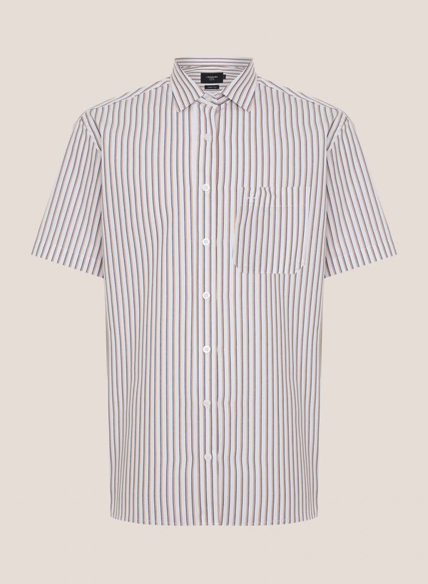 Camisa Comfort Fit Listrado Dudalina Masculina 5