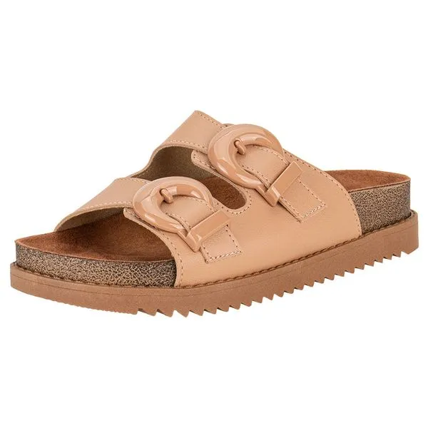 Sandália Feminina Conforto Moleca - 5500103 SALMÃO 37