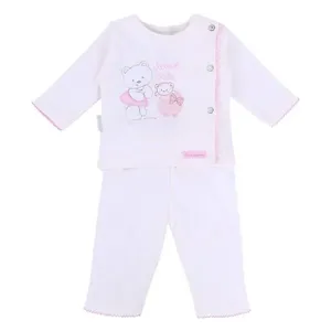 Conjunto Bebê Puro Carinho Pérola 3 Peças Rosa Claro (MP)