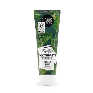 Creme Dental Organic Shop para Frescor Duradouro - Frozen Menta - 100g