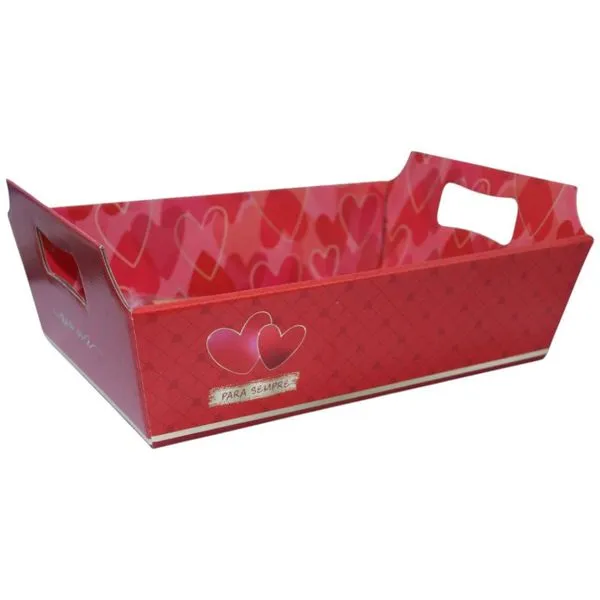 Kit Cesta Carber Amo Você 33x23x10cm 97AC (MP)