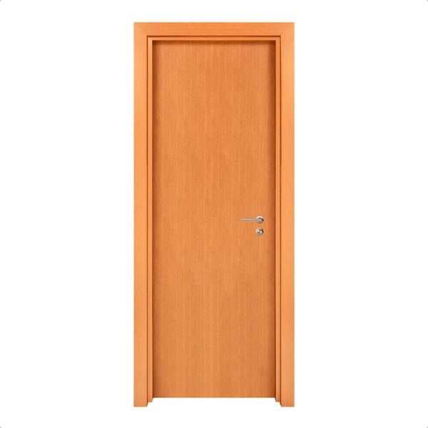 Kit Porta de Madeira 210x82 Direita Batente Regulável 11-19cm Pré Composto Curupixá Rocha