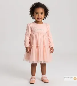 Vestido Princesa Rosa - 1