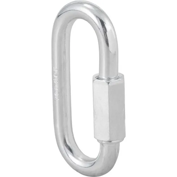 Mosquetão Reto com Rosca 3,18mm 1/8" 100kg - VONDER