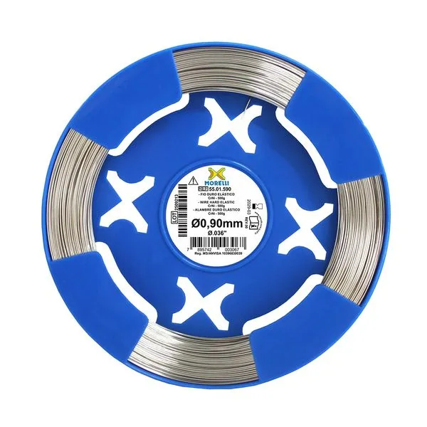 Fio Ortodôntico Duro Elástico CrNi Redondo 500g Morelli 0.9mm