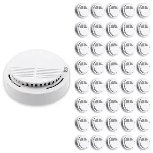 Kit 40 Detectores de Fumaça BSL3710 Sensor Fotoelétrico Alarme 85dB LED Branco Leva Pra Casa Kit 40 Detectores de Fumaça BSL3710 Sensor Fotoelétrico 85dB Branco Leva Pra Casa