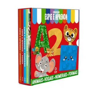 Coleção Espie e Aprenda - Box com 4 Livrinhos