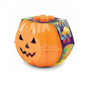 Brinquedo para Montar Doces Travessuras Blocolândia 14 Peças Formato Abóbora Temática Halloween Dismat Brinquedos Brinquedo para Montar Doces Travessuras Blocolândia 14 Peças Formato Abóbora Dismat
