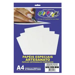 Papel Off Paper Opaline Offset A4 240G 50 Folhas (MP)