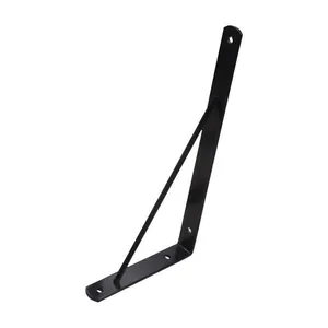 Mão Francesa Leve Reforçada 35kg Preto Overtime Mão Francesa Leve Reforçada Até 35kg 23cm Preto