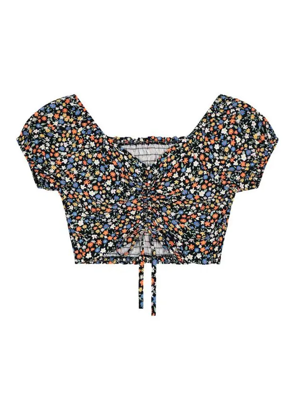 Blusa cropped infantil menina Young Class - 16