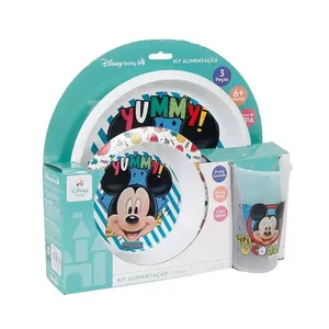 Kit Alimentação Babygo Mickey 3Peças 3882