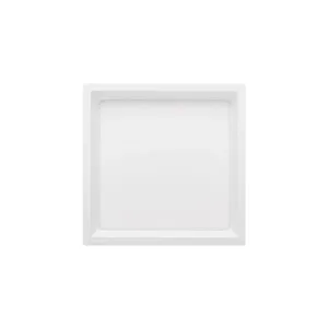 Painel De Led Embutir Stella Eco Quadrado 17x17cm 12w Branco - 3000k - Luz Amarela