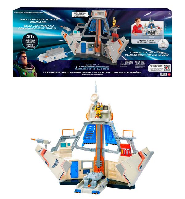 Conjunto Base de Comando Estelar - Lightyear - Disney Pixar - Mattel