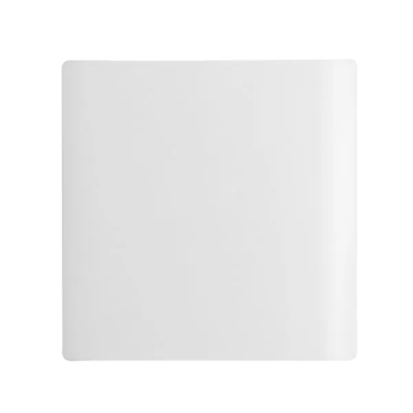 Placa 4x4 Cega Branca + Suporte Branco da Linha Novara - 1100/44 - DICOMPEL