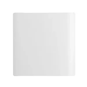 Placa 4x4 Cega Branca + Suporte Branco da Linha Novara - 1100/44 - DICOMPEL