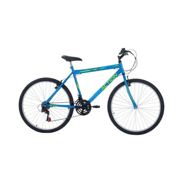Bicicleta Free Action Eden Aro 26 18 Velocidades Azul (MP)