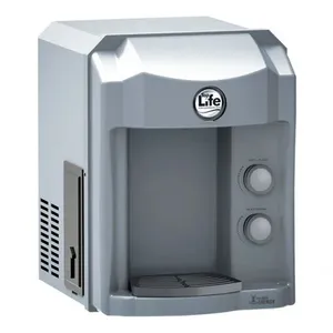 Purificador de Água de Bancada Top Life Health Energy 8 Etapas Natural e Gelada Prata 220V Purificador De Água Gelada Natural Top Life Health Energy Prata 220V