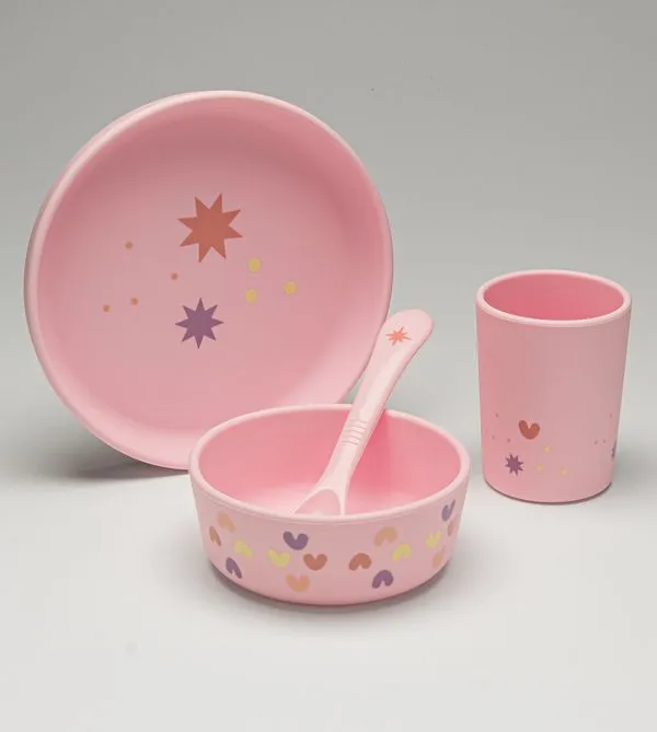 Kit Refeição em Silicone com 4 peças Estrela Twibex Estrela