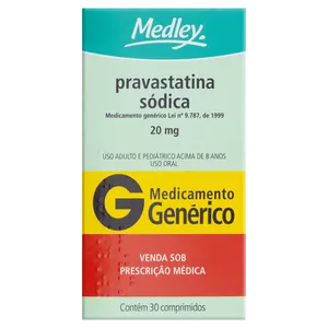Pravastatina Sod 20Mg 30Cprs - Med (G)