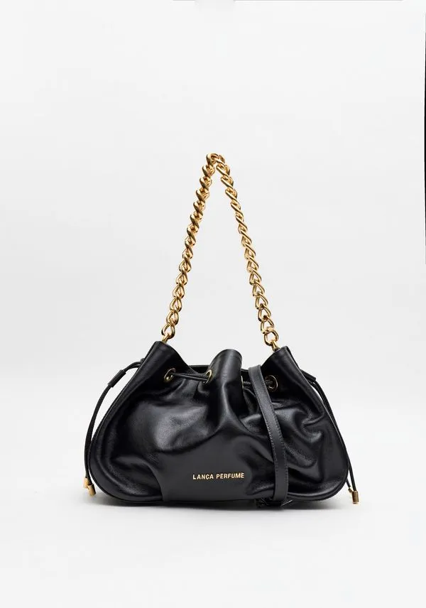 Bolsa Bucket Alça Corrente Preto U