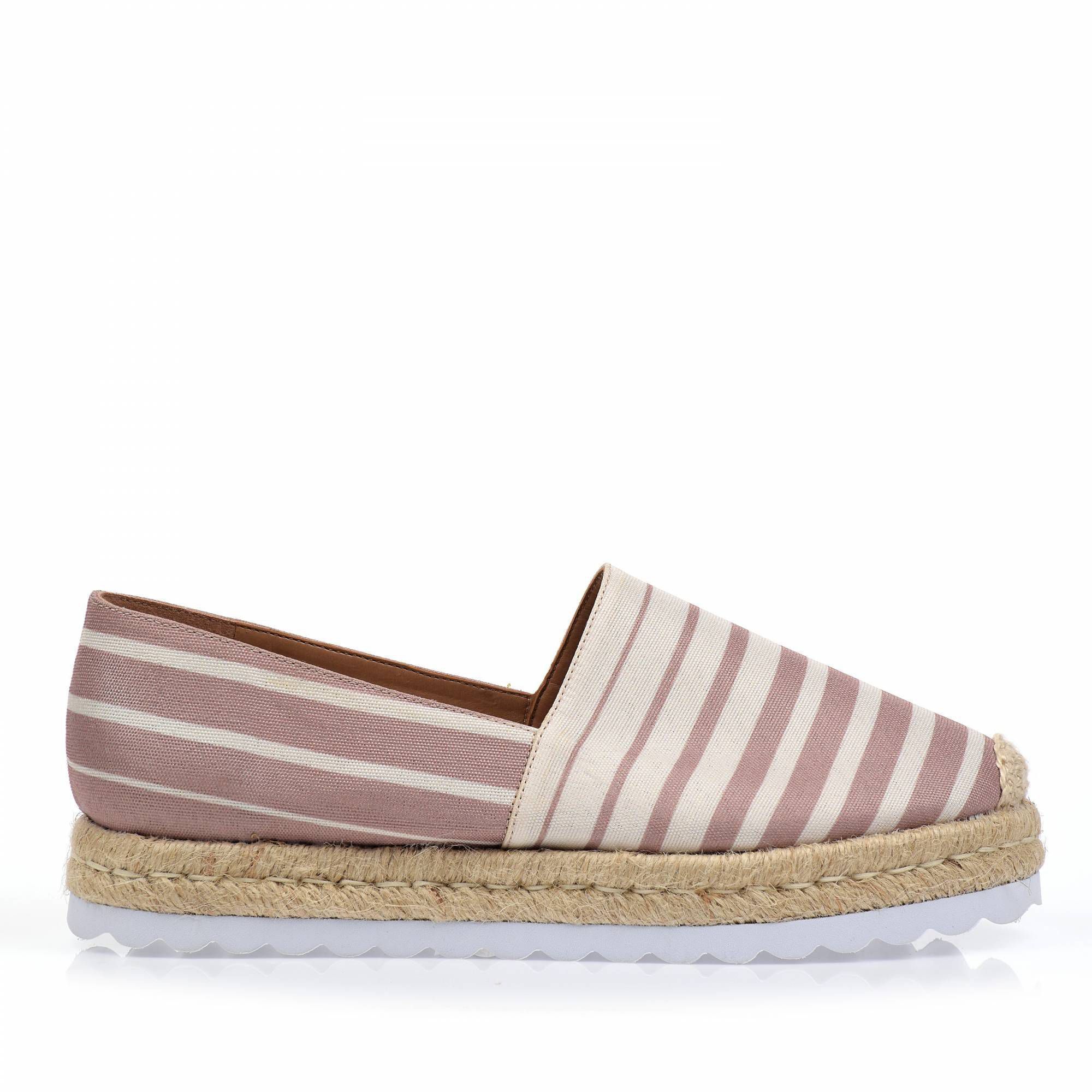 Flats Stripes Nude