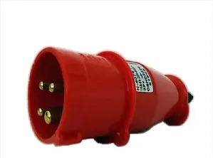 Plugue Corpo de Nylon 3P+T 16A 380V 6H N4076 - Steck