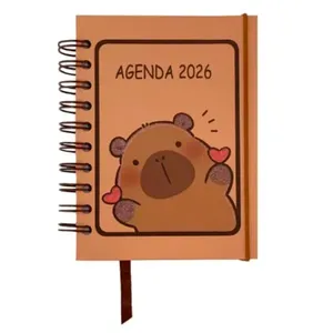 Agenda 2026 Interponte Capivara 168 Folhas 12x17cm AG26030 (MP)