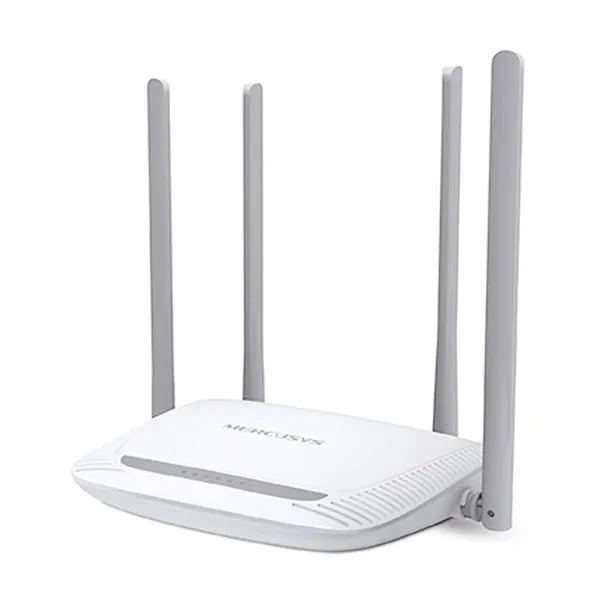 Roteador Wireless N 300Mbps com 4 Antenas Fixas 5dBi MW325R Ampla Cobertura Wi-Fi Mercusys Roteador Wireless N 300Mbps MW325R com 4 Antenas 5dBi Compatível com IPTV Mercusys