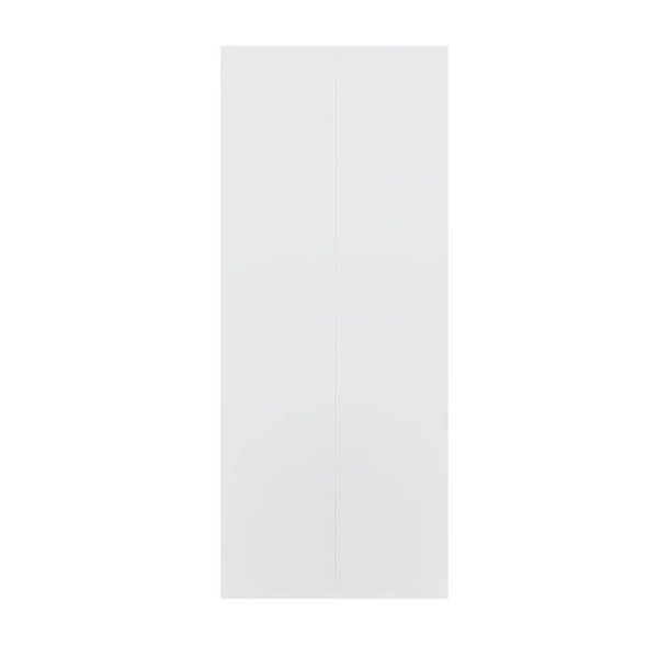 Folha Porta Duo Lisa Camarão Primer Branco 210x60 Com Ferragens Vert