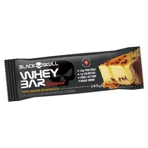 Barra De Proteína Black Skull Torta Mousse De Maracujá 45g