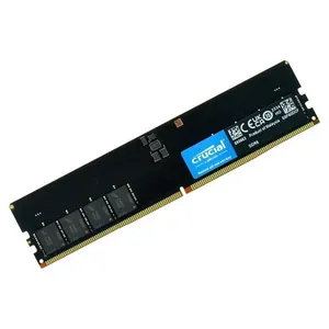 Memória RAM DDR5 32GB 5600MHZ CT32G56C46U5 Latência CL46 Baixo Consumo Crucial Basics Memória RAM DDR5 32GB 5600MHZ CT32G56C46U5 CL46 Crucial Basics