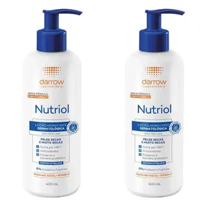 Kit com 2 Unidades de Nutriol Loção Hidratante Sem Perfume 400ml