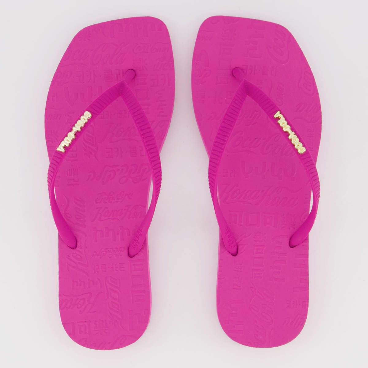 Chinelo Coca Cola Square II Feminino Pink